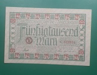 Niemcy Wittenberga Banknot 50 000 marek 1923