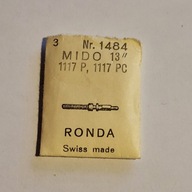 Wałek naciagu Mido 1117 PC ,czesci do zegarka ze starych zapasow