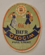 ETYKIETA - BROWAR OKOCIMSKI - OK BEER OKOCIM FULL LIGHT
