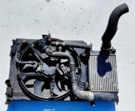 Qashqai ii chłodnica wody klimy intercooler wentylator komplet benzyna