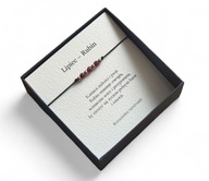 Bransoletka z RUBINU – Lipiec | Kamień miesiąca urodzenia