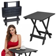 STÓŁ STOLIK KAWOWY SKŁADANY OGRODOWY NA BALKON TURYSTYCZNY PLASTIKOWY