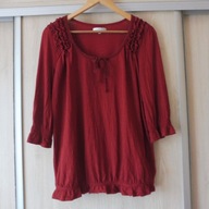 John Rocha bluzka bordo uciagliwa r. 42