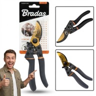 SEKATOR OGRODOWY RĘCZNY BRADAS MOCNY 15MM DO GAŁĘZI KRZEWÓW NOŻYCOWY