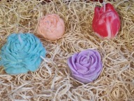 świece z wosku sojowego