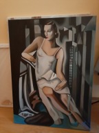 Tamara Łempicka Allan Bott 80 na 60 cm - obraz
