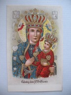 PSZÓW CUDOWNY OBRAZ MATKI BOSKIEJ PSZOWSKIEJ przedw. ŚW.OBRAZEK LITOGRAFIA