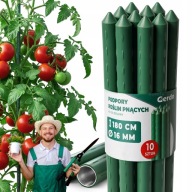 TYCZKI DO POMIDORÓW 180 CM 11 MM PALIKI STALOWE PODPORY X10
