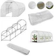 TUNEL FOLIOWY 10m² OGRODOWA SZKLARNIA 4X2,5m UV-4 WARZYWA OWOCE