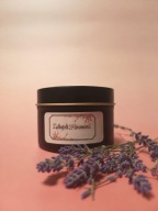 Świeca sojowa zapachowa Lawenda 120 ml/99 g drewniany knot Zakątek Harmonii