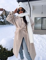 Płaszcz damski COCOMORE beż M wełna 80%