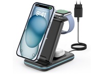 Wielofunkcyjna ładowarka indukcyjna 3w1