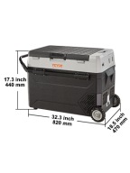 Lodówka Samochodowa Freezer Podwójna strefa 38L2w1