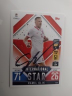 Karta panini autograf Polska Liga Narodów Kamil Glik