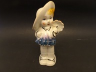 Steatyt Katowice, figurka dziewczynki z parasolką, Buksowicz, prl