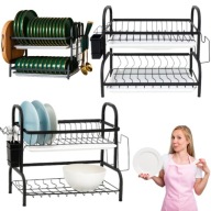 OCIEKACZ NA SZTUĆCE DO NACZYŃ SUSZARKA STOJĄCA DWUPOZIOMOWA GOTEL