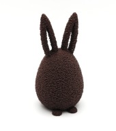 Wielkanocne Jajko z Uszami Królika 3D 9 cm Ozdoba na Wielkanoc