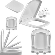 DESKA SEDESOWA WC WOLNOOPADAJĄCA DO CERSANIT CARINA ANTYBAKTERYJNA KLOZET