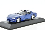 DODGE VIPER Blue 1993 1/43 MINICHAMPS 430144031