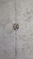 Minimalistyczny zegar ścienny,średnica ok.50cm