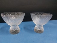 2 x Pucharek szkło artystyczne design