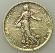 Francja - 5 franków 1960 - srebro 835/12g