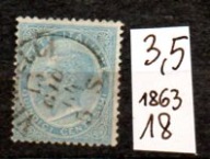 Włochy 3 , nr 18 , wydanie 1863