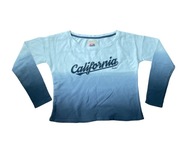 Bluza damska ombre biało niebieska Diverse S