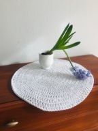 MAMAJASTUDIO Podkładka na stół okrągła,pod talerz z sznurka.35cm