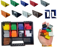 Zestaw dystansów do regulacji frontów 1,0 - 5mm organizer 36 elementów HIT