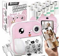 DRUKUŚ 3.0 DRUKARKA TERMICZNA APARAT KAMERA NATYCHMIASTOWY DRUK + 13 ROLEK