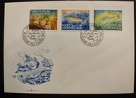 !! ZWIERZĘTA RYBY - LIECHTENSTEIN 1987 - KOPERTA FDC - STAN BDB !!