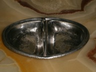 SYGNOWANA PLATEROWANA PATERA TACKA WIEKOWA MISA Z UCHWYTEM OLD SHEFFIELD