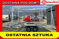 przyczepa pod baner reklamowa mobilna reklama firmy lekka na kat B 2 osiowa