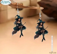 Kolczyki z czarownicą Gramy dla WOŚP