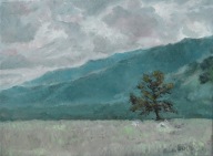 W górach" obraz olejny na płótnie 30x40cm , oryginał Garncarek Al,,,