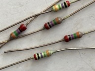 6x Rezystor 357 Ohm, 2%, 0,125 W