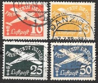 #$WMG ROCZNIK 1938 Fi 282-85 kas. WYDANIE NA PRZESYŁKI LOTNICZE