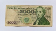 5000 ZŁOTYCH 1982 seria AE 793...