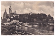 Kraków Wawel Wisła przystań parowców parowce ok.1930r. 217G