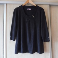 Per Una sweter ciemna śliwka akryl r. 42