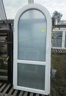 OKNO/DRZWI Łukowe Balkonowe Plastikowe PCV 92x205cm Białe