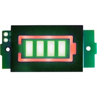Wskaźnik poziomu naładowania baterii 3.7V 1S-8S zielony