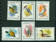 RUMUNIA** PTAKI Mi 4149-54