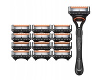 Wkład zamienny Gillette Fusion5 12 szt. + RĄCZKA