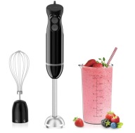 Bonsenkitchen Blender Ręczny 3 w 1 1000W z Trzepaczką i Kubkiem 700ml
