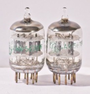 Lampy GE 5670W 6N3P 6N3 2C51 WE396A PARA DOBRANA GREEN 1978r.