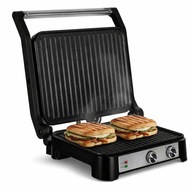 Grill elektryczny kontaktowy 2000W opiekacz do kanapek z timerem duża płyta