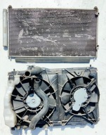 CHŁODNICE WENTYLATORY KOMPLET ORYGINAŁ HONDA CIVIC IX 2012 1,8