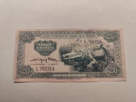 Rwanda-Burundi - 20 franków - 1960 - bardzo rzadki